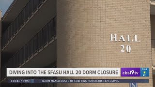 Some SFA students have to move out of their dorm by January following Hall 20 announcement [upl. by Krute]