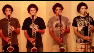 Axel F Bass Clarinet Quartet [upl. by Batty429]