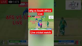 Gtv live cricket match todayafg vs sa odi live streaming todayafg vs sa live cricketytshorts [upl. by Acceb]