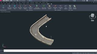 VEGA From point cloud to Revit Creating 3D Solid from a Point cloud of a curved and sloped road [upl. by Simah308]