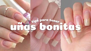 20 TIPS PARA TENER UÑAS LARGAS FUERTES Y BONITAS 💅🏻💓  softly [upl. by Auehsoj]