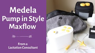 How to Use Medela Pump In Style with MaxFlow Technology Breast Pump [upl. by Llerrom]