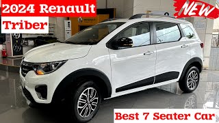 Best 7 Seater Car 2024✌️Renault Triber 2024 Model Review  Renault Triber  Renault Triber 7 seater [upl. by Eusassilem233]