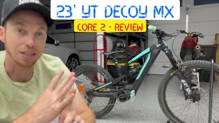 FIRST RIDE Review  2023 YT Decoy MX  Eagle Idaho Bike Park [upl. by Lachlan]