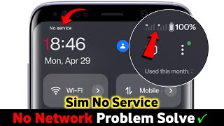 Sim card not showing  Sim no service problem  Airtel network blank problem 2024 [upl. by Shanley]