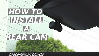 How to Install a Rear Dash Cam [upl. by Akerahs]