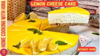 Lemon Cheesecake Easy and Delicious  No Bake Lemon Cheesecake Recipe [upl. by Dami]