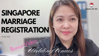 Singapore Marriage Registration [upl. by Annal657]