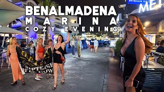 Cozy Evening at Benalmadena Marina Spain 2024 Update Costa del Sol  Málaga 4K [upl. by Esinwahs]