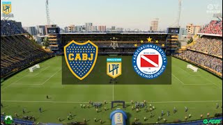 BOCA JUNIORS vs ARGENTINOS JUNIORS  LIGA ARGENTINA  EA FC25  PSD1EZ [upl. by Ailin]