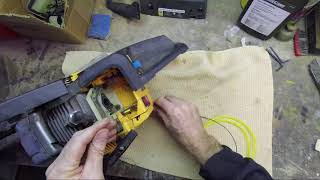 Poulan 295 chain saw  Fuel line replacement [upl. by Sommer]