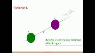 018 Izometrijska preslikavanja u ravni osna i centralna simetrija [upl. by Vidovik]