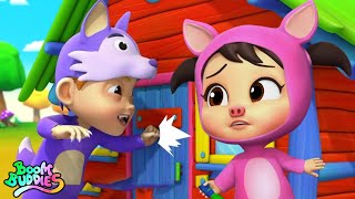 Three Little Pigs Animal Cartoons  More Fairytale Stories for Kids [upl. by Nahallac]