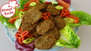 Rezept Falafel  Ahmet Kocht  arabisch kochen  3000 Abonnenten Special [upl. by Nnylatsyrk969]