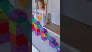 Car Ramps with MAGNATILES® [upl. by Zsa Zsa]