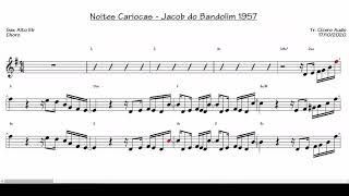 Noites Cariocas  Jacob do Bandolim 1957 Sax Alto Eb Partitura playback [upl. by Lauree170]