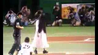 Sadako From The Movie The Ring Does Baseball in JAPAN [upl. by Vasta]