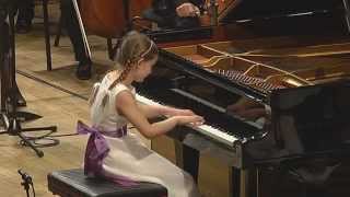 Alma playing Mozart piano concerto K246 with cadenza by Alma Deutscher [upl. by Vivle738]