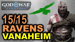 Vanaheim All Odins Ravens Locations  God of War Ragnarok [upl. by Pratt137]