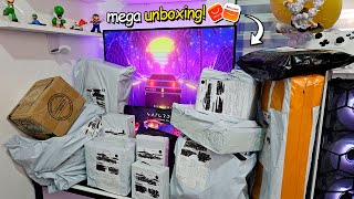 Mega Unboxing de compras do Aliexpress e da Banggood custo beneficio [upl. by Shiau]