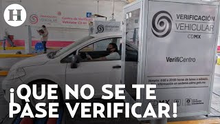 Verificación vehicular en CDMX fechas holograma y placas para el segundo semestre 2023 [upl. by Ayanal455]