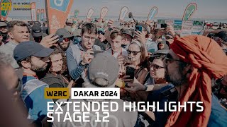 Extended Highlights Stage 12  Dakar2024  W2RC [upl. by Yantruoc]