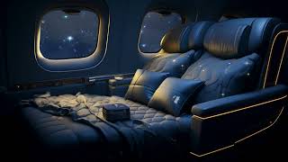 First Class Relaxation with Airplane Noise  10 Hours White Noise for Deep Sleep  Beat Insomnia [upl. by Dnomrej]