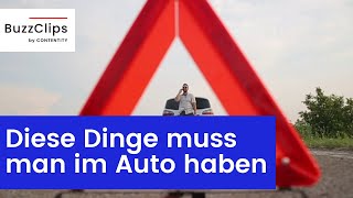 Pflichtausstattung Diese Dinge muss man im Auto haben [upl. by Egdamlat]