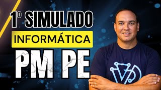 1º Simulado de Informática para a PM PE 2023  Banca Instituto AOCP [upl. by Hanahsuar]