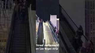 Las Vegas strip performers Sat Nov 2 2024 music lasvegas vegasvacation streetmusic vegasshow [upl. by Yelhs]