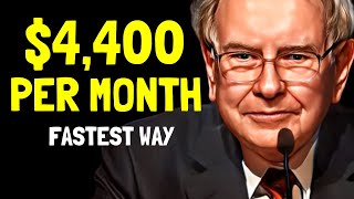 Warren Buffett The FASTEST Way To Living Off Dividends 4400month [upl. by Malamut]