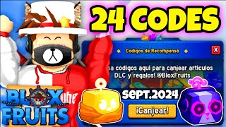 24 CODIGOS DE BLOX FRUITS CODES ROBLOX SEPTIEMBRE 2024 [upl. by Ursel]