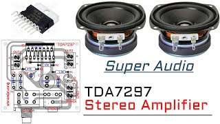 TDA7297 amplifier with sound test diyverse [upl. by Zorah]