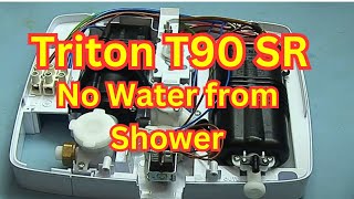 Triton T90 SR No water from Shower [upl. by Imef]