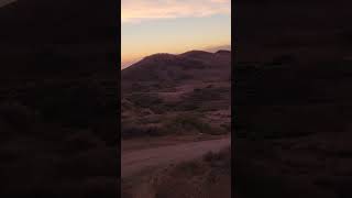 Sundown View From Rancho Potrero on Wednesday November 6th with Mountain Fire in Backdrop [upl. by Flodur]