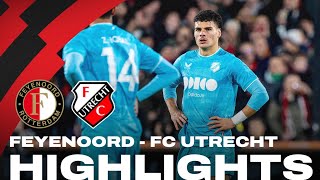 Bekertoernooi eindigt voor FC Utrecht tegen Feyenoord 🫤  HIGHLIGHTS [upl. by Muryh906]