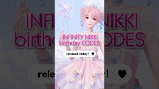 NEW BIRTHDAY INFINITY NIKKI REDEEM CODES 126 UPDATE infinitynikki infinitynikkicodes cozygames [upl. by Sisco]