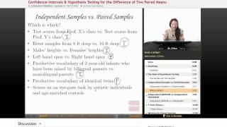 quotIndependent Samples vs Paired Samplesquot  Statistics with Educatorcom [upl. by Oniluap]