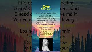 Britney Spears  Toxic Lyrics shorts [upl. by Cida]