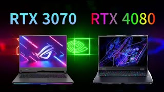 RTX 3070 Laptop VS RTX 4080 Laptop  Tested in 10 Games at 1080p FHD amp in Ultra Settings [upl. by Ennaegroeg]