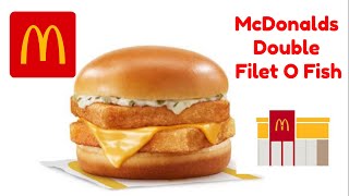 McDonald’s® Double Filet O Fish food review foodie [upl. by Stegman]