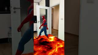 floor is lava Spider Man Venom Batman Game Overshots [upl. by Ycats]