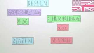 Groß und Kleinschreibung in der englischen Sprache  Englisch  Grammatik [upl. by Griz868]