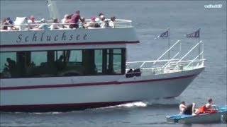 MS Schluchsee 2014  Neues Ausflugsboot auf dem Schluchsee im Schwarzwald [upl. by Giess878]