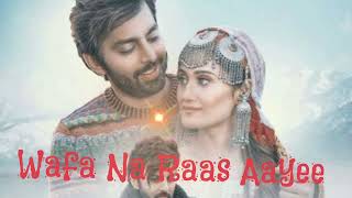 Wafa Na Raas Aayee  Jubin Nautiyal  New Hindi Song  TSeries [upl. by Jessi]