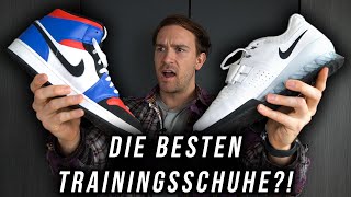 Die Besten Schuhe fürs Fitnessstudio für Kniebeugen Kreuzheben [upl. by Anatak]