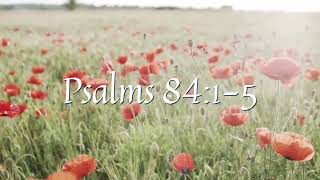 Daily Bible Reading for 11524  Psalms 8415 [upl. by Neeham]