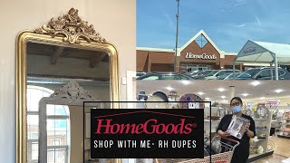 HOMEGOODS SHOP WITH ME RESTORATION HARDWARE DUPES [upl. by Nuzzi]