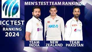 ICC TEST TEAM RANKING UPDATED  03 NOVEMBER 2024 [upl. by Hctub]