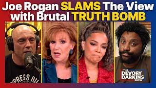 The View SLAMMED by Joe Rogan with Brutal TRUTH BOMB [upl. by Korb859]